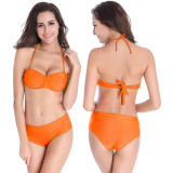 Fashion Halter Two Piece Bikini Swimsuit