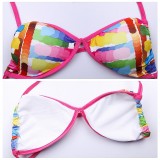 Sexy Bikini 2024 Women Swimwear Printing Bikinis Sexy Biquini Swim Suit