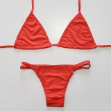Sexy Brazilian Bikini Triangle Strap Top Thong Bathing Suit Bottom