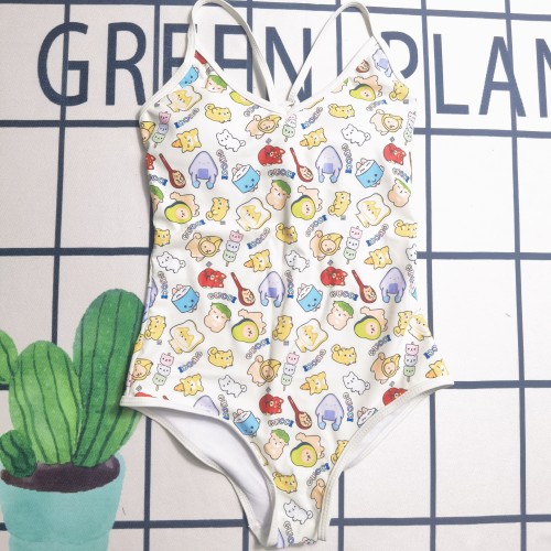 Sexy Straps Backless Printed One Piece Swimsuit