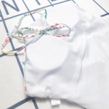 Sexy Halter Printed One-piece Swimsuits