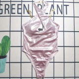Cross Halter One Piece Swimming