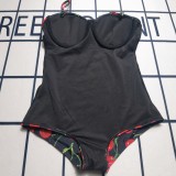 Summer Beach Padded Straps One Piece SWIMSUITS