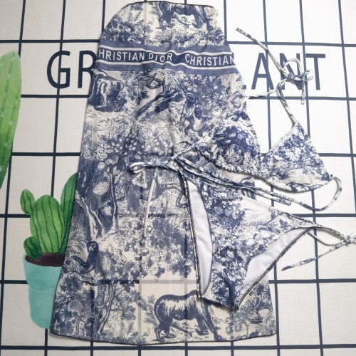 Summer Swimsuit Bikini Set with A Cover-UP
