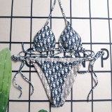 Sexy Halter Bikini Two Piece Set