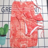 Summer Swimsuit Bikini Set with A Cover-UP