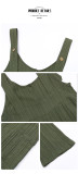 Women's Overalls Sleeveless Adjustable Straps Jumpsuits with Pockets