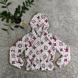 Women's Zipper Hooded Jacket Windbreaker