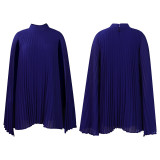 Women's Chic Fashion Chiffon Pullover Bat Sleeves Dress