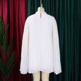 Women's Chic Fashion Chiffon Pullover Bat Sleeves Dress