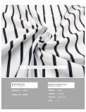 Striped Color Block Round Neck Long Sleeve T-shirt Dresses