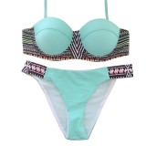 Abstract Graphic Print Swimsuit Bikini