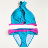 Bikini Back Cross Hollow Backless Swimsuit Beach Split Swimsuit