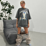 Fashionable Cartoon Printed T-shirt