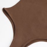 High Necked Long Sleeve Bodysuit
