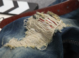 Men's Non Elastic Straight Jeans