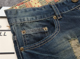 Men's Non Elastic Straight Jeans