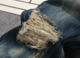 Men's Non Elastic Straight Jeans