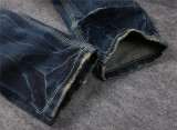 Men's Non Elastic Straight Jeans
