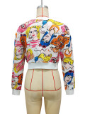 Women Printed Long Sleeve Top