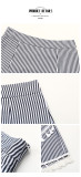 Striped Tassel Trim Skort