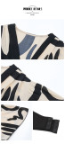 V Neck Geometric Pattern Shirt Bodysuits