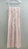 Women Dress Solid Color Straps Evening Gown Dresses