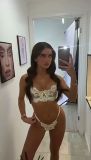 Mesh Spliced Underwear with Leg Straps
