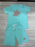 High Quality Cotton Mens Tracksuit Print Sweatshirts Set
