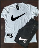 High Quality Cotton Mens Print Sweatshirts Short Set