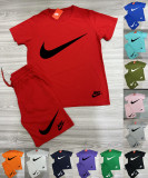 High Quality Cotton Mens Print Letter Sweatshirts Short Set
