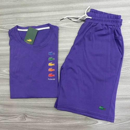 High Quality Cotton Mens Print Letter Sweatshirts Short Set