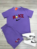 High Quality Cotton Mens Print Sweatshirts Short Set