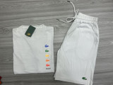 High Quality Cotton Mens Print Letter Sweatshirts Short Set