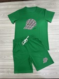High Quality Cotton Mens Tracksuit Print Sweatshirts Set