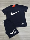 High Quality Cotton Mens Print Letter Sweatshirts Short Set
