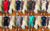 High Quality Cotton Mens Print Graphics Sweatshirts Short Set