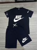 High Quality Cotton Mens Print Sweatshirts Short Set