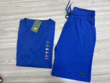 High Quality Cotton Mens Print Letter Sweatshirts Short Set