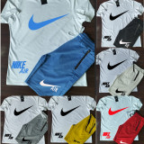 High Quality Cotton Mens Print Sweatshirts Short Set