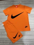 High Quality Cotton Mens Print Letter Sweatshirts Short Set