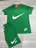 High Quality Cotton Mens Print Letter Sweatshirts Short Set