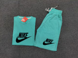 High Quality Cotton Mens Print Sweatshirts Short Set