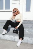 Women's Sexy Street High-Rise Ripped Washed Denim Jeans