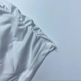 Women's Bodycon Long Sleeves Ruched Square Neck Party Club Midi Dress
