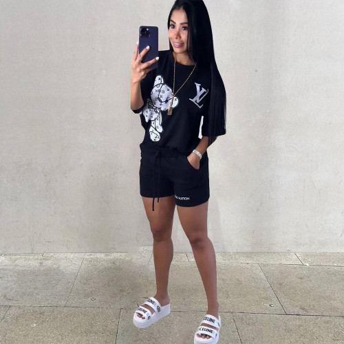 Casual Printed Short Set