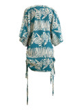 2024 Spring V Neck Printed Elegant Dresses
