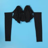 Women Bodycon Pleated Long Sleeves Solid Patchwork Club Skirts 2pcs