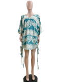 2024 Spring V Neck Printed Elegant Dresses