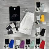 High Quality Cotton Mens Print Sweatshirts Short Set